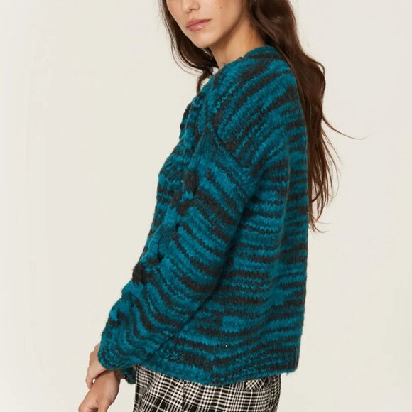 sita murt Stripe Cable Knit Sweater - Picture 4 of 5